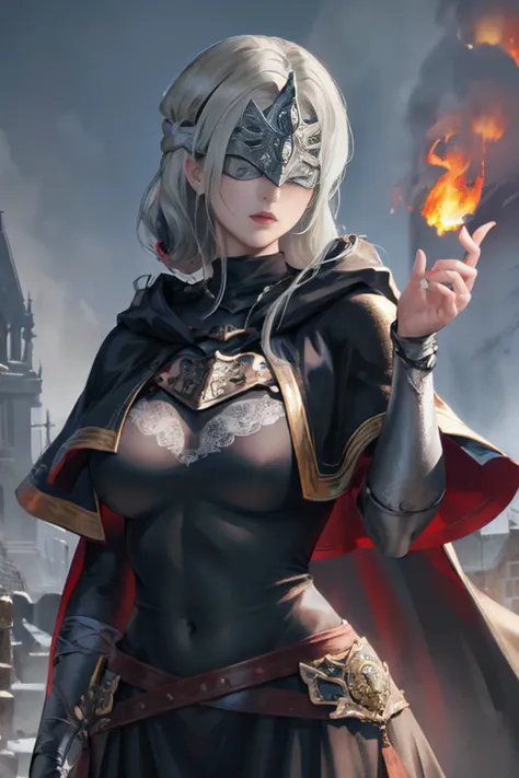 (highres:1.2), (masterpiece:1.2), (best quality:1.2), seductive, detailed skin texture, detailed cloth texture, beautiful detailed face, intricate details, ultra detailed, cinematic light, ultra high res, 8k uhd, film grain,best shadow, delicate, RAW, dramatic lighting, god rays, fog,
1 girl,(firekeeper:1.1),(portrait:1.1),upper_body,breasts,cape, cloak, jewelry, dress, capelet, bandaged_arm,
standing,
<lora:firekeeperLoraFrom_fierkeeper16:0.6> ,
<lora:lexaiduer-lora-v1-128dim-20ep:0.6>, lexaiduer,