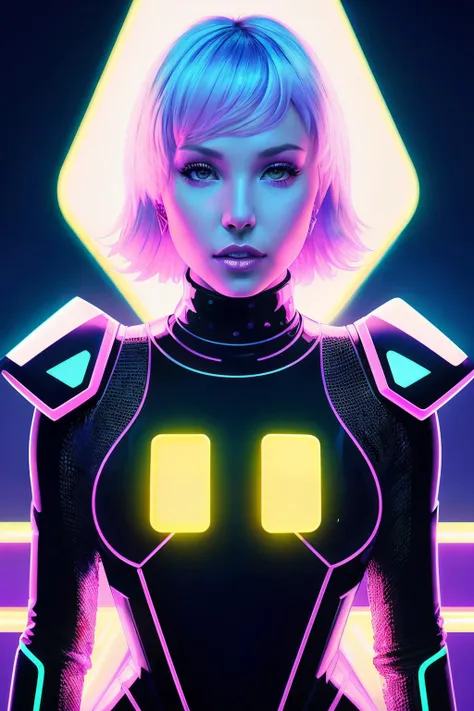 gabsy1 in cyber neon lighting, futurism, intricate futuristic jewelry accessories, cyberpunk glossy white latex turtleneck, hyper photorealistic, crispy quality, digital photography, trending in artstation, trending in pinterest, cinematic, 4 k ultra hd, art by pascal blanche, art by greg rutkowski