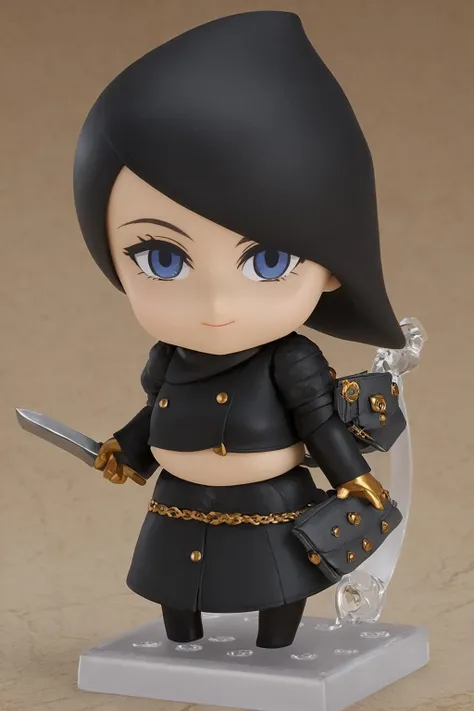 Female thief <lora:nendoroid:1.5>, masterpiece, best quality, high quality, absurdres