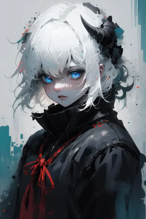 (extremely detailed CG unity 16k wallpaper:1.3),(trembling picture,break free,burn with passion,humanoid beast,:1.3)
(nonrepresentational art,vivid color, wide angle, visual kei,very rough strip:1.3),
style of decadent illustrations,meiji art,
pixelated chaos,lith printing,
ultra high res,
horror thehe,scary,
(white hair,glowing blue eyes,oni,cold,deep dark fantsy:1.5),
<lora:poodlepunk:0.5> rain <lora:ink-0.1-3-b28-bf16-D128-A1-1-ep64-768-DAdaptation-cosine:0.8> onk_arima,white background, scenery, ink, mountains, water, trees