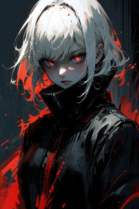 (extremely detailed CG unity 16k wallpaper:1.3),
(nonrepresentational art,vivid color, wide angle, visual kei,very rough strip:1.3),
style of decadent illustrations,meiji art,
pixelated chaos,lith printing,
ultra high res,
horror thehe,scary,
dark hair,glowing eyes,devil,goth,
<lora:poodlepunk:0.5> rain