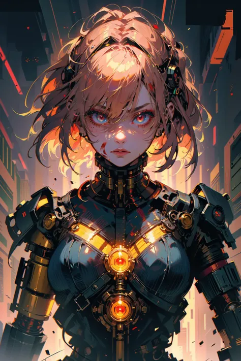 (masterpiece:1.4), (intricate:1.2), (detailed:1.2), (vibrant colors:1.2), (ornate:1.2), BREAK,
(cyberpunk:1.0), (glowing:1.0), BREAK,
(female cyborg:1.2), (mechanical limbs:1.2), (covered in blood:1.0), <lora:poodlepunk:0.5>