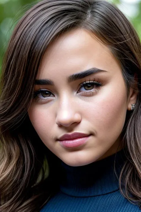 DemiL, ((wearing a turtleneck)), ((in the city)), model shoot style, 8k raw, high res, ultrarealistic, hyperrealistic, soft lighting, good lighting, textured skin, photorealism, DSLR photo, high details, detailed face, detailed hair, skin pores, (looking at viewer), (Real Eyes), (Detailed Eye Corneas), (detailed pupils), ((smiling)), photo lab, elegant, insane details, hyperdetailed, low contrast, epiCRealism, Detailed and realistic photography, intricate and realistic eyes, shot outside, perfect hands, skin texture, soft natural lighting, 85mm lens, magical photography, dramatic lighting, ultra-detailed, Kodak 800T, (((SFW))) <lora:more_details:0.6>