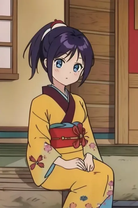 masterpiece, best quality,<lora:GoodHands-vanilla:0.7> <lora:anmnr01:0.3> <lora:add_detail:0.5>, 1girl,  <lora:senhime:0.7>,senhime,edo era town