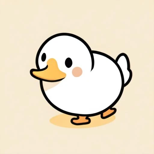 <lora:cute_lineart_animal02:1>duck