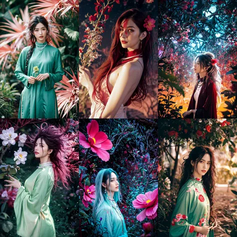 (otherworldly, otherworldly atmosphere, otherworldly appearance), highly insanely detailed, masterpiece, top quality, best quality, highres, 4k, 8k, RAW photo, Caribbean, egyptian,
depth of field, focused, foreshortening,
(dark tunnel, flower field, flower filed, china street:0.7),
(long_hair, long hair), collar, earrings, (Latina:0.5),
jav, (half naked, nsfw),
a woman in a colorful ao_tac, (waist up:1.1), <lora:ao_tac_Lora-000009:0.7>, ao_tac, wearing ao_tac, (flower:1.4), (fractals background:1.2), (fantasy world), (messy hair, morning hair, bedhead:1.4)