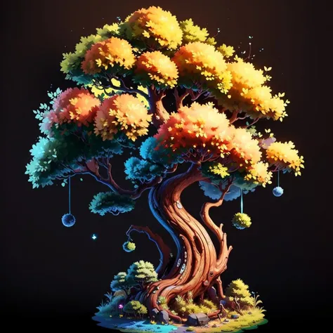 (black background:1.3) (simple background:1.3), far shot ((best quality)), tree, 8k, tree Cherry colored leaves, intricate foliage <lora:tree:0.6>
(masterpiece:1.2), (concept art:1.2), high detail, sharp details
(Hypnotic vibrations:1.3) (Celestial inception:1.1) (elements:0.9)
GingerbreadAI <lora:GingerBreadAIv3:0.8