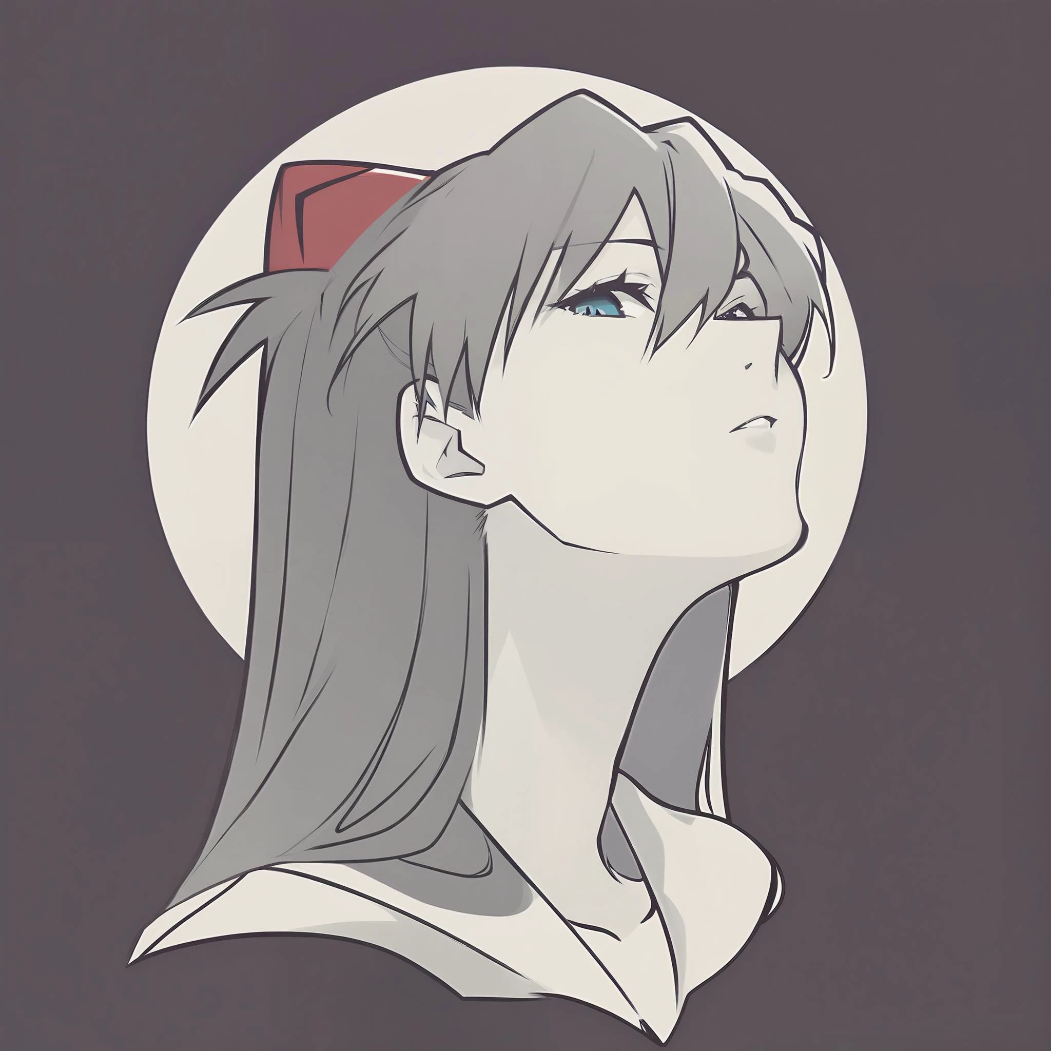 Modern flat logo, vector design, monochrome, geometric, portrait, 1girl, souryuu_asuka_langley, looking_at_viewer, simple style, sharper, sharp focus, clean lines, outline, minimum details, minimal detailed,
aesthetic, detailed, beautiful color,
amazing quality, best quality, high quality,
<lora:souryuuv2:0.6>, <lora:LogoRedmondV2-Logo-LogoRedmAF:1>,