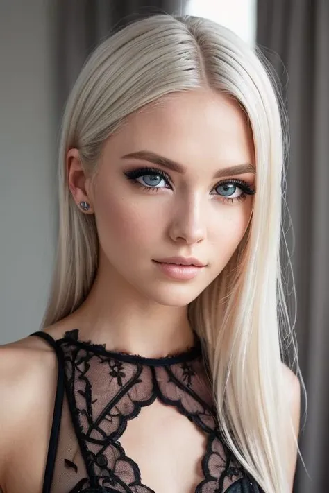 beautiful girl, (([Platinum blonde hair], [prom hairstyle], [evening dress])),  realistic, charming, colorful makeup, long eyelashes, pale skin, (cute), (detailed face, detailed eyes, detailed iris, detailed skin), RAW, analog, sharp focus, 8k, HD, DSLR, high quality, Fujifilm XT3, film grain, award winning, masterpiece, best quality, highly detailed,,  <lora:add_detail:0.2> <lora:more_details:0.2> <lora:epiNoiseoffset_v2Pynoise:1>