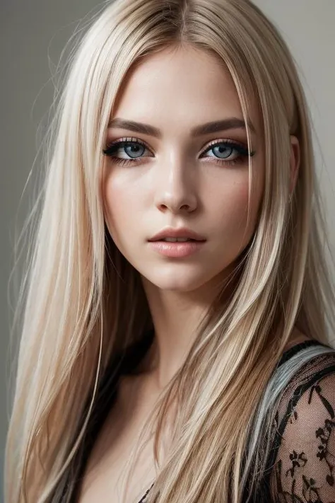 beautiful girl, (([Dirty blonde hair], [shaggy hair], [taut dress])),  realistic, charming, colorful makeup, long eyelashes, pale skin, (cute), (detailed face, detailed eyes, detailed iris, detailed skin), RAW, analog, sharp focus, 8k, HD, DSLR, high quality, Fujifilm XT3, film grain, award winning, masterpiece, best quality, highly detailed,,  <lora:add_detail:0.2> <lora:more_details:0.2> <lora:epiNoiseoffset_v2Pynoise:1>