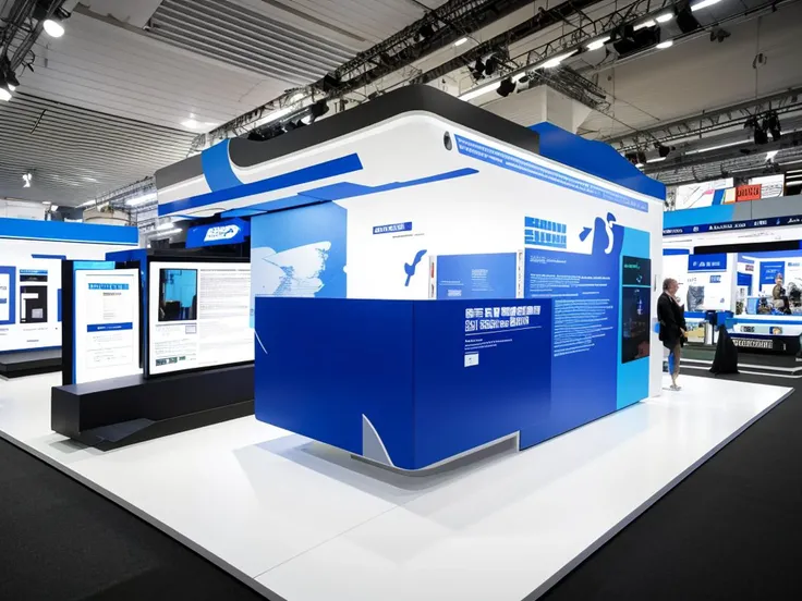 science, technology, line, informatization, intelligentize, future, exhibition stand,Technology line,blue,black