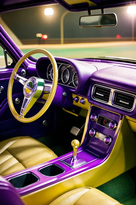 CS-PYS interior view of classic vintage car dash console, seats
(photorealistic) (bokeh) (best quality) (detailed skin:1.3) (intricate details) (cinematic lighting) (sharp focus)