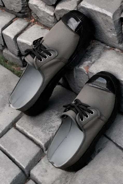 grey shoes, <lora:jiefangxie:0.8>