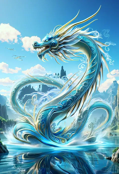 hyper detailed masterpiece, dynamic,awesome quality,DonM3lv3nM4g1cXL magic, scifi aquatic holy european streamlined Chinese Dragon, celestial
<lora:DonM3lv3nM4g1cXL-v1.1-000006:0.8>