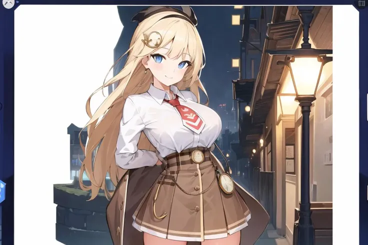 masterpiece, best quality, ultra-detailed, illustration,perfect anatomy, 1girl, solo,<lora:ameliaWatsonHololive_v1:0.8>,excellent anatomy,arms behind back,excellent anatomy,good hands,white shirt
