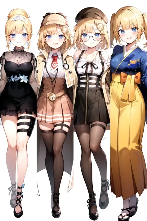 Amelia Watson (Hololive) 4 outfits