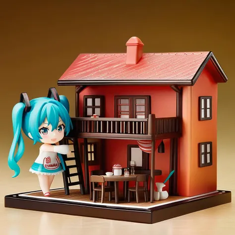 nendoroid,girl,hatsune miku,chibi,table model,food model,house model,,ultra-detailed,masterpiece,best quality, <lora:XDetail_light:0.7>  <lora:nendoroid_xl_v2:0.8>
