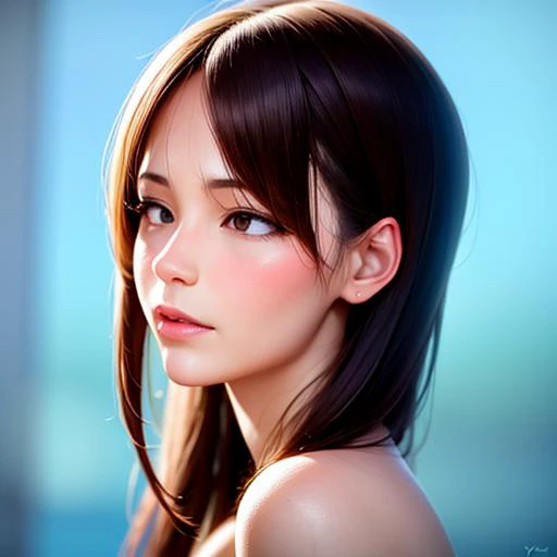 Song Yi,fullnude,full bodyesbian, Natural hair, photorealistic portrait, Indecent expressions ,highest details, highly detailed, art stations, smoothness, tack sharp focus, cinmatic lighting, facing at the camera, edge lit, twotonelighting,