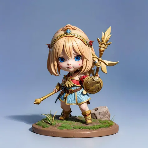 tmasterpiece、top-quality、ultra - detailed、 3D, naked guanyin，（（Red cape）），Nendoroid 3D, zhao yun, guan yu, Big-headed figures。Cute  in red shrimp armor。Cute expressions。Red helmet shaped like a shrimp head，The two sides of the top are decorated with two raised shrimp eyes. dressed in samurai armour。（In the other hand he holds a metal weapon in the shape of shrimp pincers）。The instrument shimmers with a metallic sheen.。Play defensive martial arts poses。Chinese Kung Fu styling。The action is dashing。Realistic characters。The hand is 5 fingers。The correct gesture to hold the weapon , nsfw
