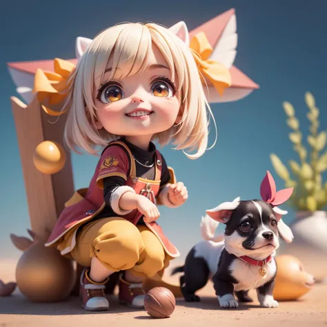 <lora:blindbox_V1Mix:0.8>
((best quality)), ((masterpiece)), (detailed) ,animal, wooden pots,Oars, tater,((3D model, Zbrush, complex 3D rendering super detailed)),full body,chibi, colourful, oversaturated, ultra realistic,cute, small,digital painting, digital art, art station, concept art, (colour contrast: 1.1), finest masterpiece, 8K, HDR, optical depth of field, wide light. High Contrast, Chromatic Aberration, Sharp Focus, simple red blue gradient background,fully body,
Through the little dog, nature has given us a model of constant devotion. By loving fully and unconditionally, it makes us better, kinder, our own noblest selves. Therein lies the quiet miracle of its existence and the profound gift of its company. Our lives are brighter, made whole, in the halo of this small sweet spirit.
cute,chibi, colourful, oversaturated, ultra realistic,cute, small,digital painting, digital art, art station, concept art, (colour contrast: 1.1), finest masterpiece, 8K, HDR, optical depth of field, wide light. High Contrast, Chromatic Aberration, Sharp Focus,(smile:1.1),(corrage1.1)