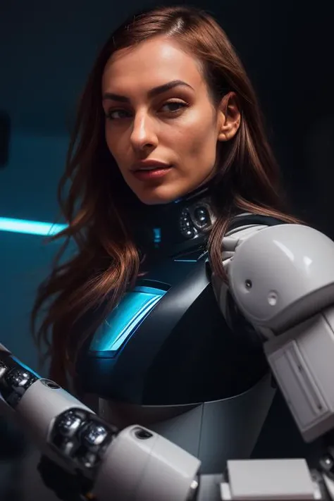 DEN_helenarae_SG,
(woman with a (robot arm:1.2) and (mechanical limbs:1.2) wearing sunglasses, human body, (android:1.2), (robot arm:1.2), machinery, (cyberpunk:1.2), punk:1.2),
bokeh, f1.4, 40mm, photorealistic, raw, 8k, textured skin, skin pores, intricate details <lora:epi_noiseoffset2:1>, epiCRealism <lora:ClothingAdjuster3:-1>