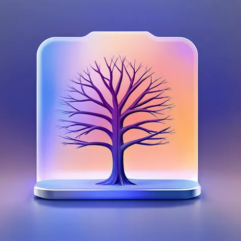 A single human hand holding an advanced technological object, such as a hologram of a complex mathematical formula or a DNA model, floating and softly glowing in the surrounding darkness. The background is deep black, enhancing the contrast between the light emitted by the technological innovation and the dark environment. Beside the hologram, the silhouette of a sturdy tree is visible only by a subtle texture difference against the dark background, its roots stretching toward the hand and hologram as if seeking connection and nourishment.