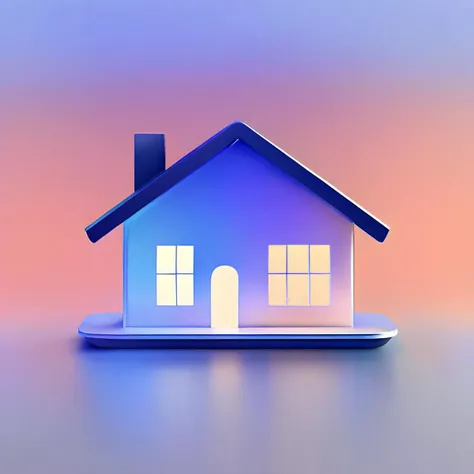house,
realistic,3d,C4D rendering,shining,
gradient,gradient background,blue background,purple background,glassmorphism icon,<lora:glassmorphism_icon:1>,