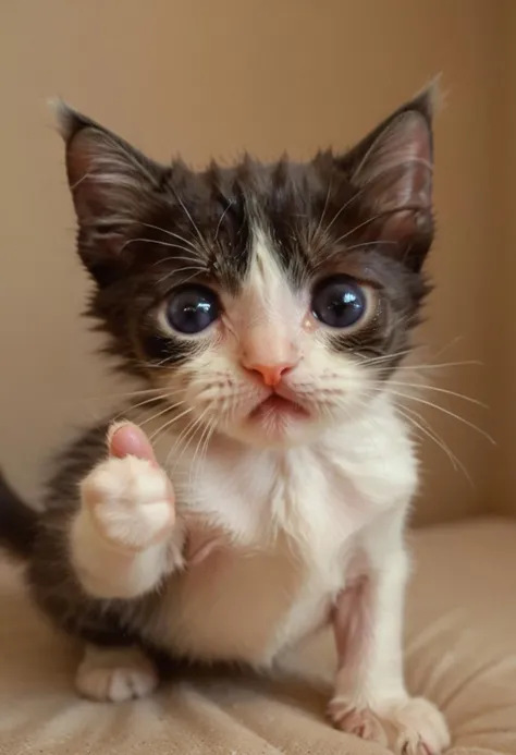 score_9, score_8_up, score_7_up, score_6_up, score_5_up, score_4_up, houdinangel, cat, animal focus, thumbs up