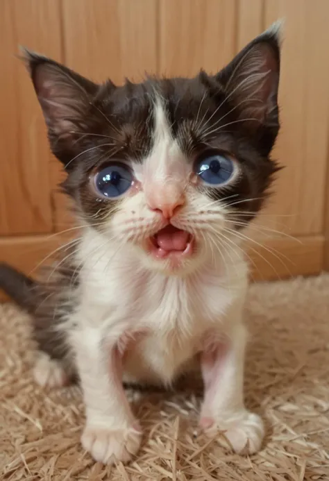 score_9, score_8_up, score_7_up, score_6_up, score_5_up, score_4_up, houdinangel, cat, animal focus, thumbs up, teary eyed