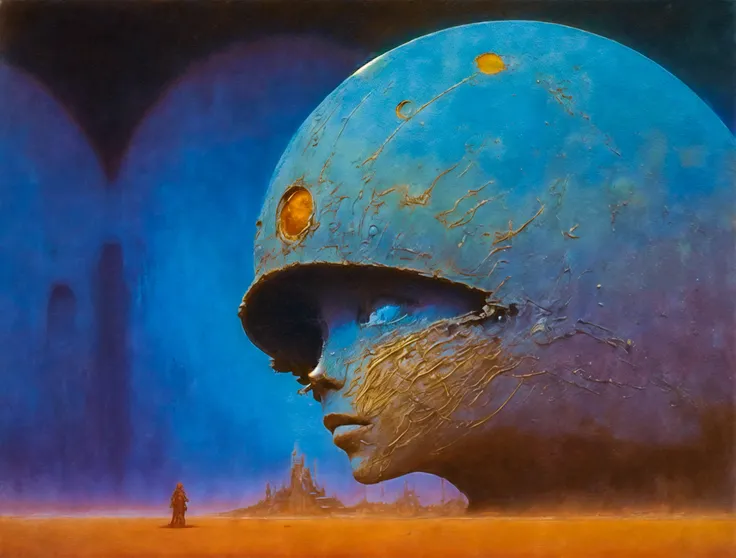 (superflat, flat shading, flat colors:1.1), 1girl, naked, nipple, lying in a desert, zdzislaw beksinski, jacek yerka, hr giger, kazimir malevich, cold, starry skies, cosmos, tribal, dark