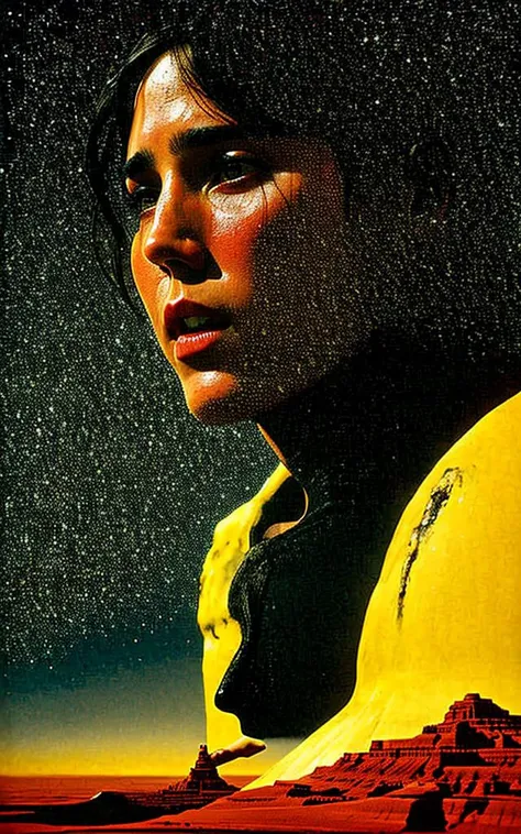 methurlant, jennifer connelly, jenniferconnelly ,<lora:Jennifer_Connelly_V1_LORA:1>, <lora:methurlant:1>