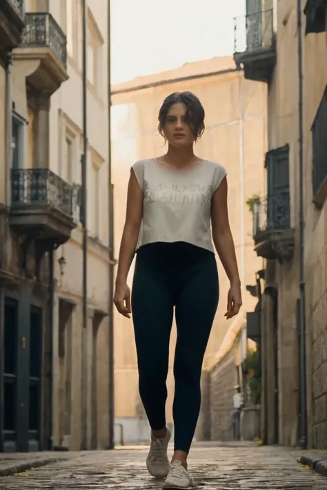 1girl, solo, woman walking in an alleyway, tee, leggings, soft colors, bokeh, masterpiece, high quality, (high detailed skin:1.1)
<lora:supergirl_the_flash_lora_v01:1> 5up3r