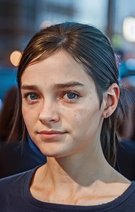 <lora:lora_TLOU_EW_5thAnyLORA:0> <lora:lora_TLOU_EW_4thGhostMix_AltSettings:0> <lora:lora_TLOU_EW_1stTrialSD-1.5Full:0.4> photo, face portrait, sony a7, 50 mm lens, (face closeup:1.3) petite skinny (14 years old girl), ellie from the last of us, (seductive:1), movie premiere gala, with photographers, public, <lyco:public_v3.0-locon:0.6>,by night (from above angle:0.8), in a balenciaga shiny (halter dress:1.1), sleeveless, eyeliner, (profile:1.3)(looking at the viewer:1.3), standing (contrapposto:1.3), waving, (Flonixprompt1)