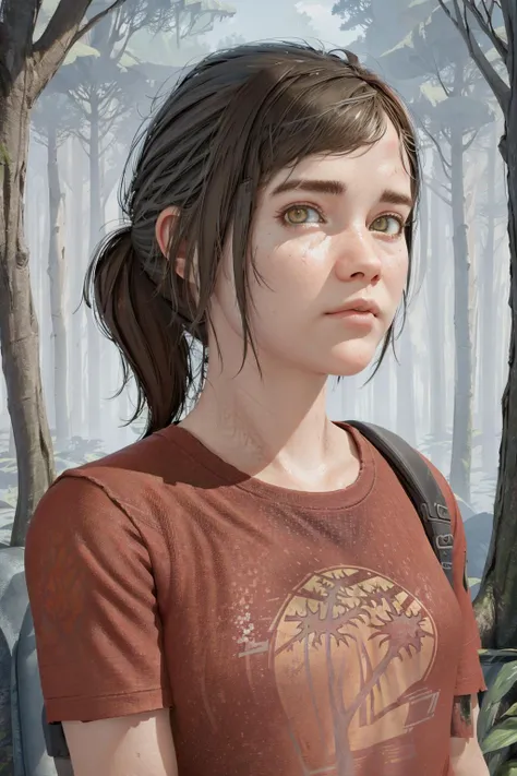 (best quality:1) , (masterpiece:1), (ultra detailed:1), (TLOU_EW:1), (upper body:1.1), (looking at viewer:1.1), (fractal art:1.5), scenery, (swampbackground:1.1), <lora:lora_TLOU_EW_4thGhostMix_AltSettings-000008:0.6> <lora:lora_TLOU_EW_3rdTrialGhostMix-000008:0>