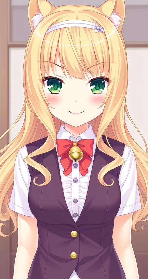 A close up of a person wearing a vest and a bow tie - SeaArt AI