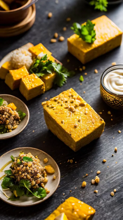 (masterpiece:1.2), (best quality), (ultra detailed), (8k, 4k, intricate),(highly detailed:1.2), (detailed background),
<lora:more_details:0.5> <lora:food:0.7>foodstyle, food
tofu on table,
blurry, Bokeh depth of field, food focus