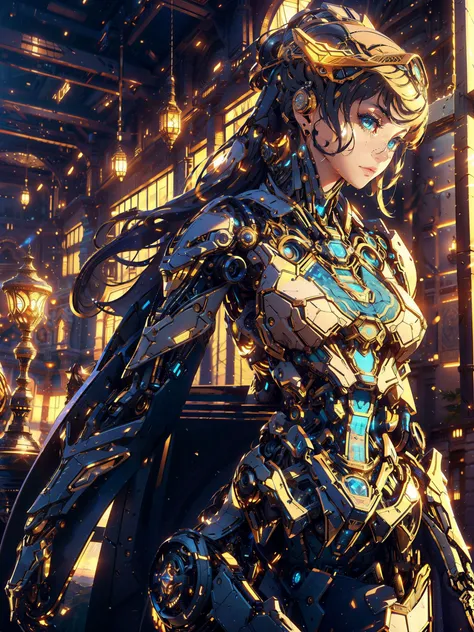 (original) , (very detailed wallpaper) , very detailed illustrations, (1 Girl) , beautiful eyes, (delicate face) , perfect detail, ((mechanical parts)), mechanical spine, mechanization, future, wide hips, laboratory, ((mecha)), stylish energy \(module\), repairing, (best lighting) , (super complex detail) , 4K Unity, (super detailed CG: 1.2) , (8K: 1.2) , lifelike, <lora:Robotaction:0.6>
masterpiece, best quality, highly detailed, (Best Quality, Masterpiece) High Resolution, Very Detailed, Detailed Background,
<lora:CarthageTech-26:0.7>gold mosaic, (denoise), (raw photo, 8k uhd), (extremely fine and beautiful, best quality, ultra-detailed), (sharp focus), (soft illumination, soft volumetric lighting, soft lighting, soft shadows), (ray tracing ambient occlusion), (masterpiece, realistic, cgi art, post processing), intricate, (stunning environment),
(side lighting, particle lighting, cinematic lighting), (light and shadows),
detailed (hair, beautiful finely eyes, skin, cloth texture)