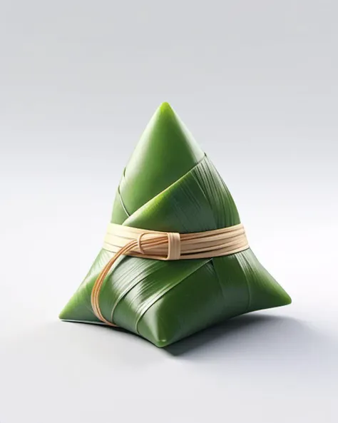 zongzi,<lora:cnfood-XL:1>,, C4D, OC rendering, transparent frosted glass material,Isometri, studio light white background clean background ,xcf <lora:20231126-1701008029332:0.6>