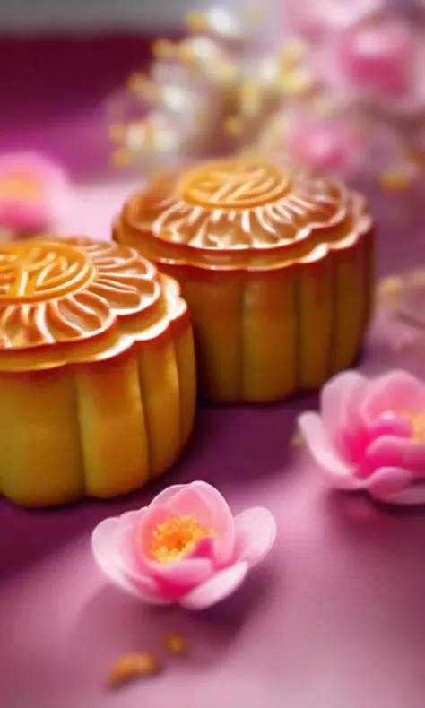 mooncake, no humans,blurry,depth of field,scenery,blurry background,, best quality,High Quality,realistic,RAW photo,masterpiece,8k,insane details,High detail,hyperdetailed, Lighting,Master Lighting,film grain,<lora:cnfood-XL:1>