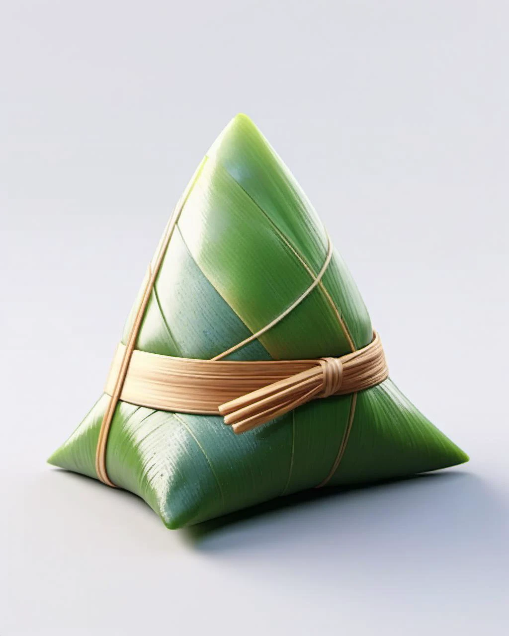 zongzi,<lora:cnfood-XL:1>,, C4D, OC rendering, transparent frosted glass material,Isometri, studio light white background clean background ,xcf <lora:20231126-1701008029332:0.6>