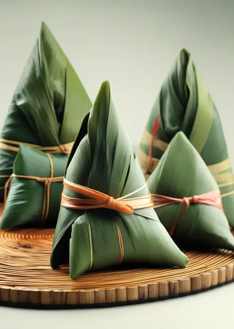 zongzi, ,Cinematic,reality,((best quality ,masterpiece, highres)),highly detailed,<lora:cnfood-XL:1>