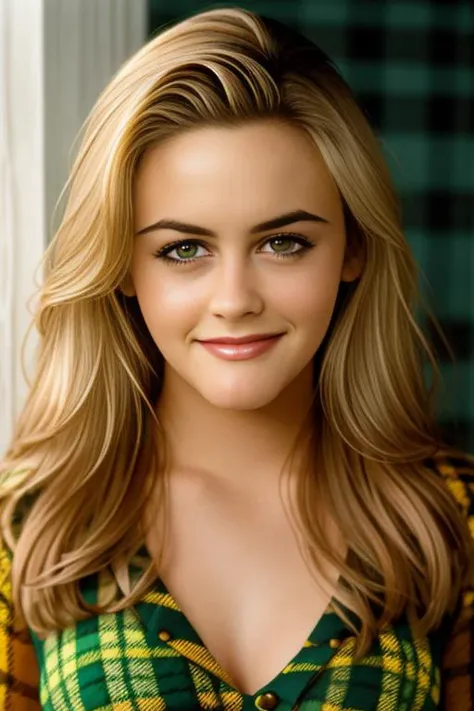piercing eyes, looking straight, cute AliciaSilverstone, very happy, wearing a fashionable pink dress with a pink suit jacket, <lora:AliciaSilverstone:0.95>