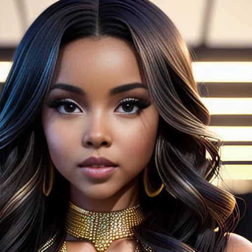a photo portrait of a beautiful woman, fashion clothing, long hair, art by sierra2024 <lora:epiNoiseoffset_v2Pynoise:1>, best quality masterpiece, photorealistic, detailed, 8k, HDR, shallow depth of field, broad light, high contrast, backlighting, bloom, light sparkles, chromatic aberration, sharp focus, RAW color photo, cinematic lighting, octane render, volumetric lighting