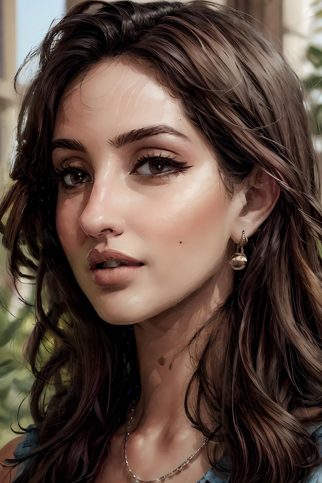 realistic, <lora:nora:1>, n0r4f, portrait,