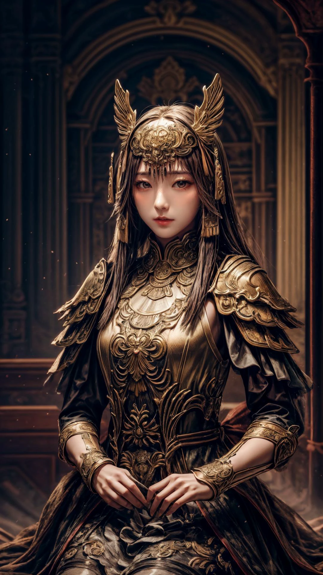 masterpiece, best quality,highres, 1girl, <lora:EABA_v1:0.7>, eaba, <lora:jk_lure_dress2:0.2>, <lora:more_details:1>