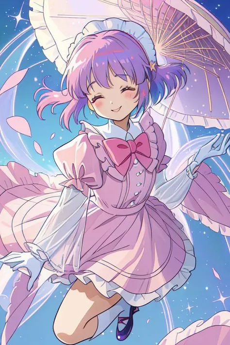 Earth-QualityPos, Best_QualityPos, CelShade, kawaii, cute, (Usagi Tsukino:1.1), pastel (ruffled:1) (glossy:1) maid dress, lace maid gloves, (shiny glossy translucent clothing:1.1), soft lighting, (Mary Janes shoes:1), ruffles, (bobby socks:1), (big happy smile with closed eyes), (curtsy:1.1), (inside lavished mansion, detailed background:1), (sparkling hair, sparkling clothes, sparkling face),