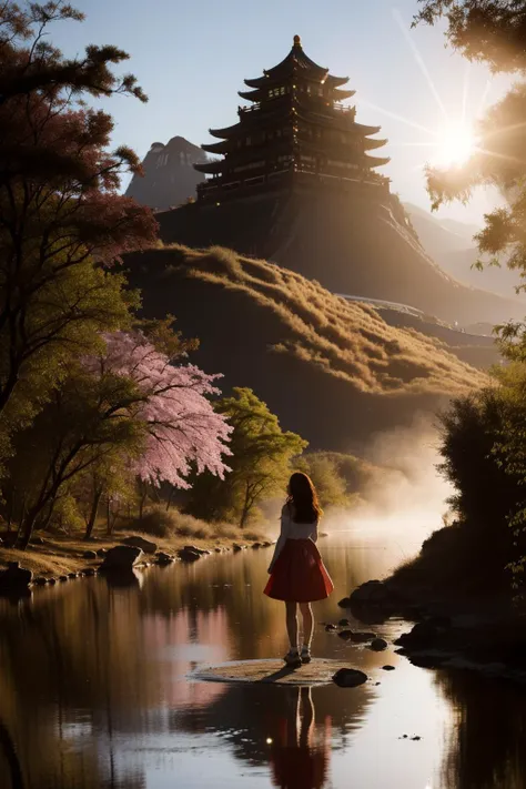 1girl, (romanticism art by Richard Mosse:0.7) , 8k Spray paint style, hyper detailed, landscape of a Injured Phenomenal ([Moscow:Lijiang:1]:1.3) from inside of a Movie theater, [Traditional|Song Dynasty] jungle and grass, at Dusk, Ultra Real, Sci-Fi, Neo Dada Art, Crimson lighting, pinhole lens, Autochrome, crisp lines, (dark green and dark rainbow:0.7) , "Through shattered mirrors of memories, reflections of a soul emerge, fragmented yet beautiful.", Flickr, adobe lightroom