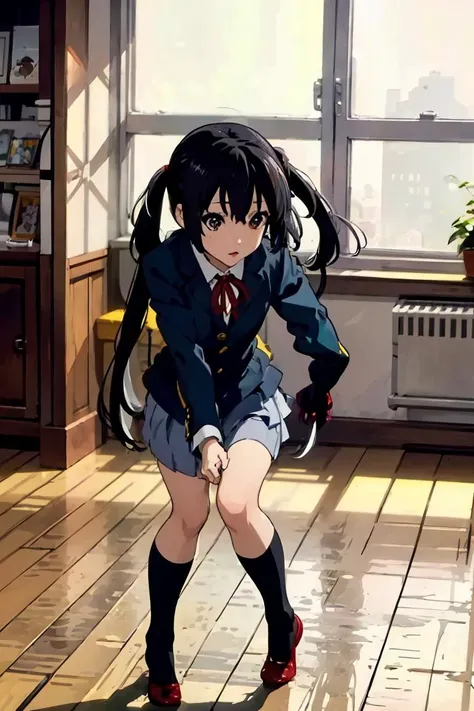 (masterpiece, best quality), 1girl, <lora:K-On:1> Azusa