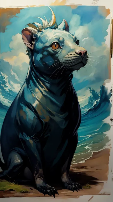 by chunie by catsudon by retros, male, felid, solo, melanistic leopard, (((black body))), black fur, black hair, tan eyes, nude, balls, standing, ((thin)), (skinny), ((smile)), outdoors, on yacht, watercraft, (((open ocean in background))), leaning forward over railing, leaning, retracted feline claws, (looking at viewer, looking over shoulder:1.3), visible tail, (mature), (((back view))), (tail), fluffy, (((small pectorals))), 5 fingers, thin eyebrows, short, narrow shoulders, ((bedroom eyes)), (((black fur with tan patterns))), narrow posture, (((sundown))), visible tail, (stubble:0.85), (twink), bar stool, seductive, detailed background, intricate masterpiece, best quality, ultra 8K, body fur furry textures,naturalistic art,representational art,lighting and shadowing,bright vibrant color contrast,sharp detailed, cgi,digital,movie Quality,8K,masterpiece, best quality, (photorealistic:0.8),(extremely intricate:1.3).