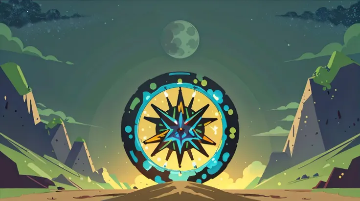 illustration,flat color,Flat style, Radiant Rainforest, a jungle teeming with luminescent, creating a mesmerizing blur of moving fauna under the cool, silvery light of a full moon,under a sky filled with shifting constellations,casting an otherworldly light on the sand dunes <lora:Landscape illustration:0.7>, Infinite realms,Harmonious chaos,Ephemeral, (Masterpiece:1.3) (best quality:1.2) (high quality:1.1)
